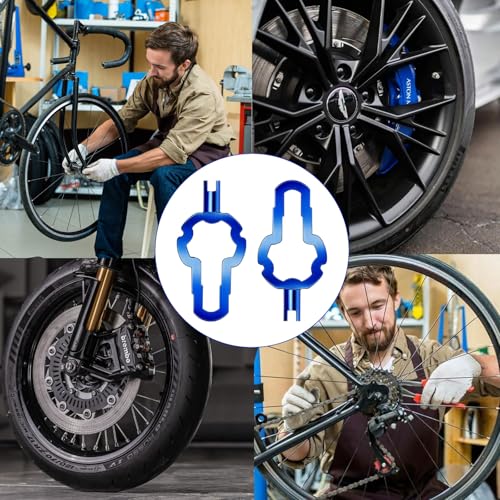 NEWHOOK 4-in-1 Presta Valve Core Tool for Bike/Tubeless Tires 2-Pack | Multi-functional for Schrader, Presta & tubeless valves, stainless steel, easy tire repair for bikes, cars, motorcycles