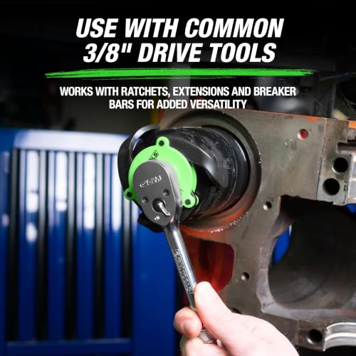 OEMTOOLS 3 Jaw Magnetic Oil Filter Wrench Fits 2.4"-3.6" Filters 3/8" Drive | Universal Oil Filter Wrench, Heavy Duty Oil Filter Remover, 3/8-Inch Drive for Tight Spaces