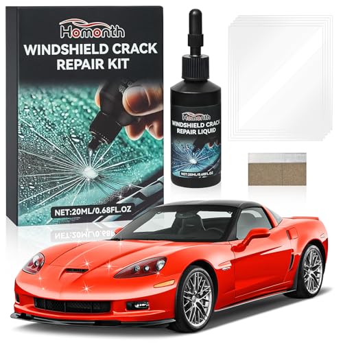 Car Windshield Crack Repair Kit - 2026 Upgrade Glass Repair Kit | Cracks Gone Glass Remover Fluid for Quick Fix Windshields, Windows, Mirrors