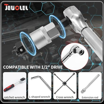 12PCS Wheel Locking Nut Key Kit Compatible with Mercedes Benz | Wheel Lock Nut Socket Adapter Set, Anti-Theft Lug Removal Tool, Anti-Theft Screw Remover, Repair Tool, Tyre Fitting, garage