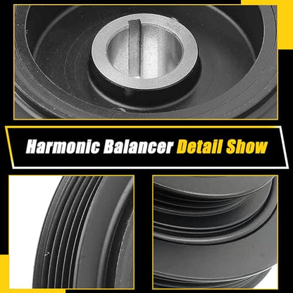Engine Harmonic Balancer Crankshaft Pulley 594-139 Compatible with Toyota Camry 1992-2001 Solara 1999-2001 Rav4 1996-2000 Celica 1994-1999 L4 2.2L 2.0L 1340803020 - size: For Toyota Camry 1992-2001