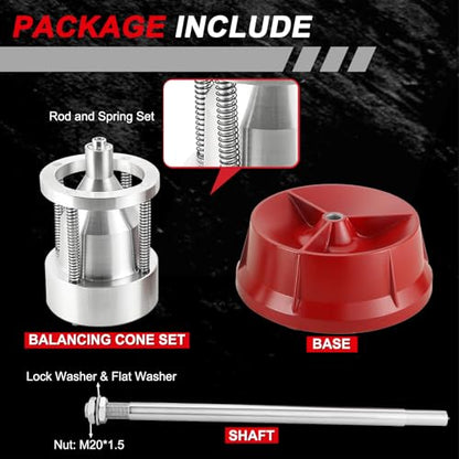 DASBET Portable Bubble Wheel Balancer Tire Balancer with Bubble Level | Heavy Duty Auto Car Wheel Repair Balancer Rim Balancing Machine Tire Changer for Cars Light Trucks