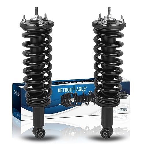 Detroit Axle - 2 Front Struts for 2000-2006 Toyota Tundra Complete Struts with Coil Spring 2001 2002 2003 2004 2005 Replacement Suspension Strut Shock Assembly - size: 171347L_171347R/PAIR