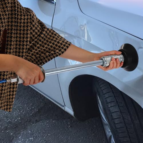 LYNICESHOP Pneumatic Dent Puller Kit Air Suction Vacuum Slide Hammer Auto Body Dent Repair Tool with 3 Suction Cups & 12 Pull Tabs Paintless Dent Remover for Car Truck