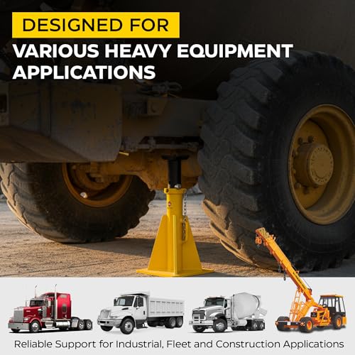Esco 10804 Heavy Duty Tall 25 Ton Jack Stand