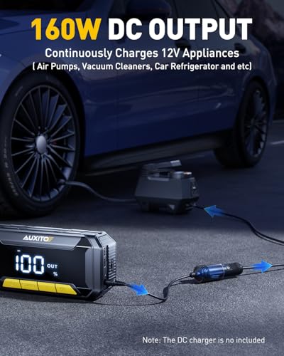 AUXITO Tire Inflator Portable Air Compressor - size: 8000A