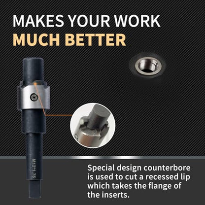 M12X1.75X16.2MM Thread Repair Kit with Insert HSS Drill, Tap, Counterbore, Installation Driver, Metric, 10PCS Stainless Steel Insert M12X1.75X16.2MM - size: M12X1.75X16.2MM Thread Repair Kit