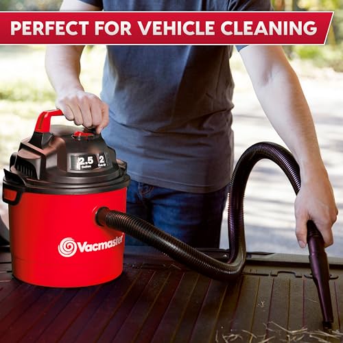 Vacmaster 2.5-Gallon* 2 Peak HP Wall Mountable Wet/Dry Vacuum – VOM205P 1101 - style: Plug-in Edition