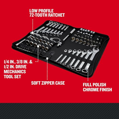 CRAFTSMAN Mobile Mechanics Tool Set, 66 Piece (CMMT12120) - size: 66 Count (Pack of 1)