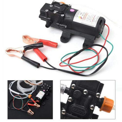 Electric Portable DC 12V Transfer Pump Extractor Suction Engine Oil Fluid, Fuel Engine Oil Transfer Pump Fluid Oil Extractor Engine Oil Scavenge Pump 12V 60W Car Exchange Transfer Pump - color: 60W Electric Transfer Pump