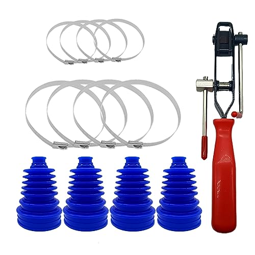 Small Shaft Universal CV Boot Kit,Upgrade Thick Silicone Blue - color: Blue