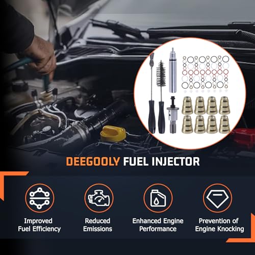 F4TZ9F538A Injector Sleeve Cup Remover Installation Tool Kit Fit For 1994-2003 F250 F350 F450 F550 E250 E350 E450 ESD FSD 7.3L Replacement Parts