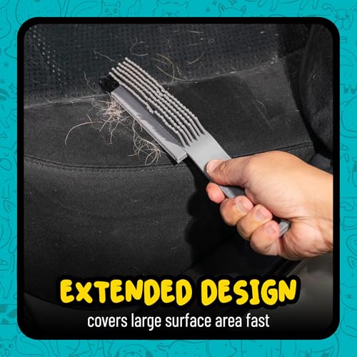 Chemical Guys, Multi-Surface Pet Hair Removal Brush for Upholstery & Carpet | Rubber bristles pull pet hair, lint and debris off seats, carpet and upholstery in cars and at home