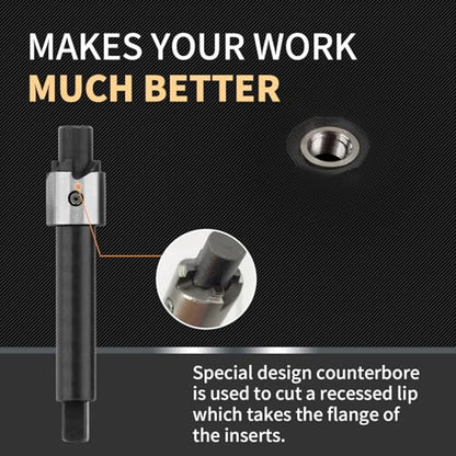 M8x1.25 Thread Repair Kit with 11.7mm Insert HSS Drill, Tap, Counterbore, Installation Driver,Stainless Steel Insert M8x1.25x11.7mmx10pcs - size: M8x1.25x11.7mm Thread Repair Kit