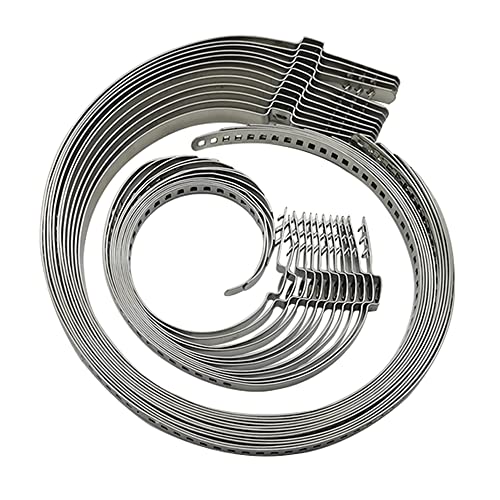 CV Boot Clamp Kit - Stainless Steel Universal Adjustable Axle Boot CV Joint Bands Drive Axle Shaft Joint Crimp Clamps 24Pcs(12pcs Large+ 12pcs Small) - size: 12pcs Large+ 12pcs Small