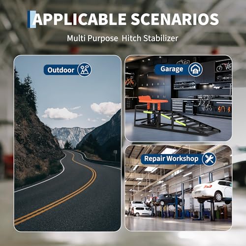 5 Ton Hydraulic Car Ramps, Heavy Duty Vehicle Lift with Reflective Strips for Night Use, Low Profile Adjustable Height 9.8" to 15", Portable Auto Service Ramps for Oil Changes Garage&Truck Maintenance