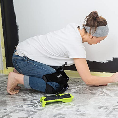 WORKPRO Knee Pads for Work, Ergonomic Gel Knee Pads Protector with Thick Foam Cushion, Heavy Duty Anti-slip Kneepads for Construction Flooring and Gardening - style: Strap