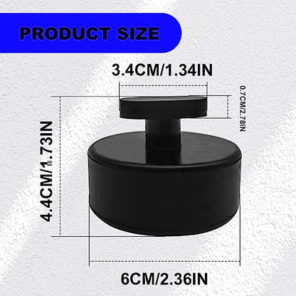 4Pcs Jack Pad Jacking Lift Pad Compatible with Chevrolet Corvette C5 C6 C7, Rubber Lift Point Adapter Jack Pucks Vehicles Accessories-Durable Rubber Jacking Lift Puck Set - Jack Pad Kit