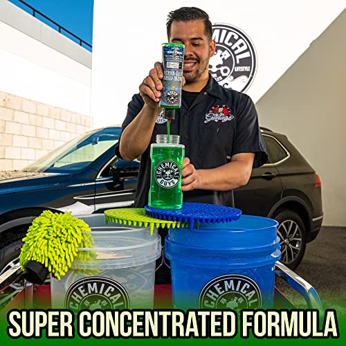 Chemical Guys, Honeydew Snow Foam Car Wash Soap for Foam Cannons, 1 Gallon | High-foaming pH-balanced suds for cannons, guns or buckets, gentle on wax and coatings, fresh honeydew scent - size: 128 Fl Oz (Pack of 1), style: SOAP