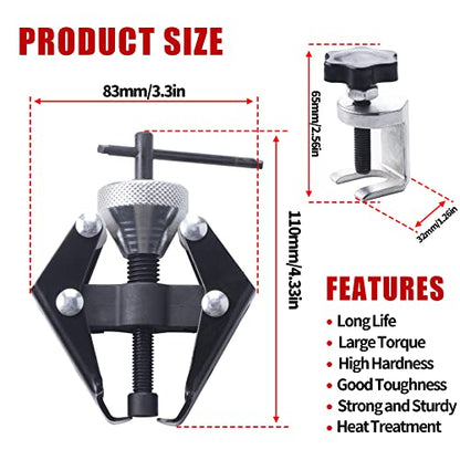 Gashwer Battery Terminal and Wiper Arm Puller Tools, Windshield Wiper Arm Removal Tool, Heavy-Duty Arm Bearing Remover Puller Repair Tool