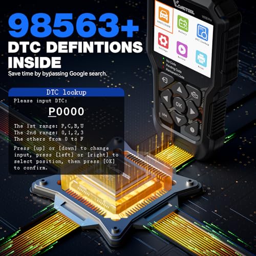VDIAGTOOL VD30 Pro Car Code Reader, OBD2 Scanner Diagnostic Tool for Cars and Trucks, Check Engine Code Reader, OBD2 Scanner with Reset, escaner automotriz I/M Readiness for All OBDII Vehicles