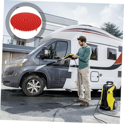ABOOFAN 1Pair Car Wash Bucket Filter Screen Car Guard Insert for Dirt Capture Prevent Scratches Easy to Use with Any Bucket for Vehicle Cleaning