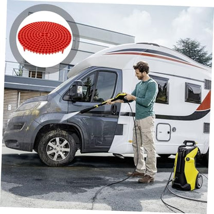 ABOOFAN 1Pair Car Wash Bucket Filter Screen Car Guard Insert for Dirt Capture Prevent Scratches Easy to Use with Any Bucket for Vehicle Cleaning