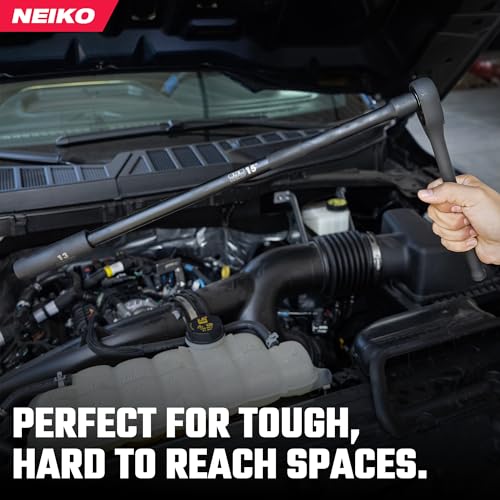 NEIKO 00248A 1/2-Inch-Drive Impact Extension-Bar Set, Impact Socket Extension Made with CrV Steel, 1/2 Impact Extension Set Includes 3-Inch, 5-Inch, 10-inch, 15-inch - size: 4 Piece, (3", 5", 10", 15"), style: Impact Extension
