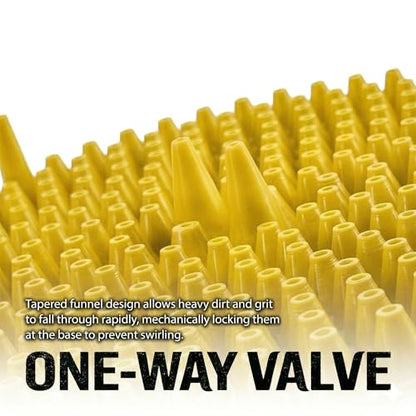 10.4" Heavy Duty Car Wash Bucket Insert (2-Pack) & Wash Mitt Kit - 10.6 oz Detailing Dirt Separator & Grit Trap, Scratch-Free Auto Wash, Fits 3.5 to 5 Gallon Buckets (Yellow Kit) - color: 2pack Yellow