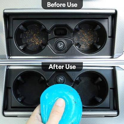 PULIDIKI Car Cleaning Gel Car Cleaning Putty Car Putty Auto Detailing Tools Car Slime Cleaner Dust Cleaning Gel for Car Interior Cleaner Car Cleaning Supplies Cleaning Kit Car Accessories Blue 2Pack - color: Blue(2Pack)