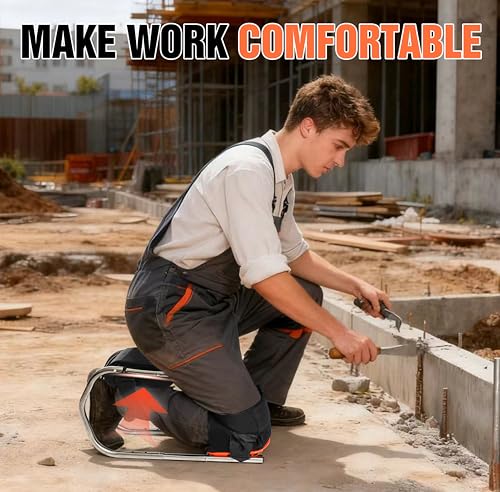 Professional Knee Pads for Men and Women,Construction Knee Pads for Work with Heavy Duty Thick Foam and Gel Cushioning for Gardening,Farms,Tiling Flooring and Cleaning ,Knee Protection, Ankle Support - style: Two Knee Pad