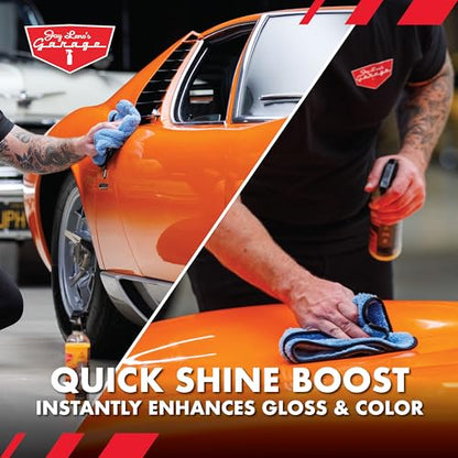 Jay Leno's Garage Quick Detailer Spray – Car Detailing Spray and Auto Detailer Spray for a High Gloss Finish, Fast Shine Car Exterior Cleaner and Everyday Easy Quick Detail Automotive Cleaner (16 oz) - size: 16 Fl Oz (Pack of 1)
