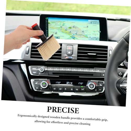 Luxshiny Car Interior Cleaning Brush Set Soft Bristle Detailing Tool for Dashboard and Vent Gaps Reusable Auto Detailing Kit for Cars and Trucks