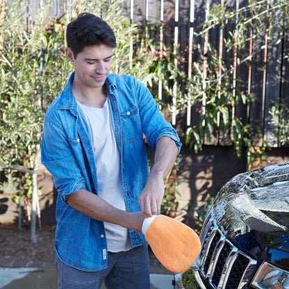 Armor All Microfiber Car Wash Mitt, Car Wash Supplies for Cars, Trucks and Motorcycles - size: 1 Count (Pack of 1), style: Wash Mitt
