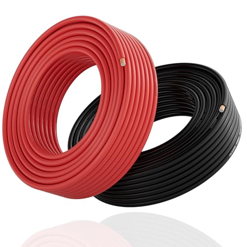 16 Gauge Wire (2-Pack Red/Black Each 35 FT), 16AWG CCA, Low Voltage Automotive Primary Harness Wire for Battery, Car Audio, Remote Trailer, Security Alarm, Hook Up Electrical Wires for DIY DC - color: Black+Red, size: 35FT-2PK