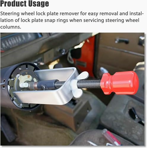 Steering Wheel Lock Plate Removal Remover Tool of the Steering Wheel Lock Plate Snap Rings