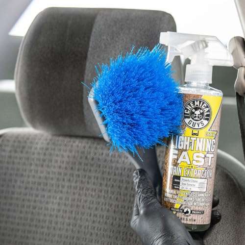 Chemical Guys ACCG05 Big Blue Stiffy Heavy Duty Tire & Upholstery Cleaning Brush, (Safe for Cars, Trucks, SUVs, RVs, Motorcycles, & More) Blue