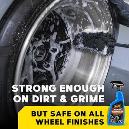 Meguiar's G14324 Hot Rims Aluminum Wheel Cleaner -24 Oz Spray Bottle - size: 24 Ounce (Pack of 1), style: Aluminum Wheel Cleaner