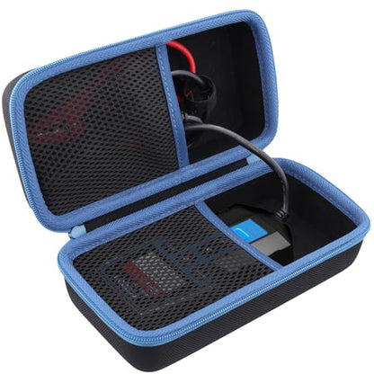 khanka Hard Case for TOPDON BT200 12V/24V 100-2000CCA Battery Tester,Black | EVA Hard Shell, Mesh Pocket Accessory Storage, Workshop Tool Storage, Elastic Strap Fixation, Protective Case Only - style: for TOPDON BT200