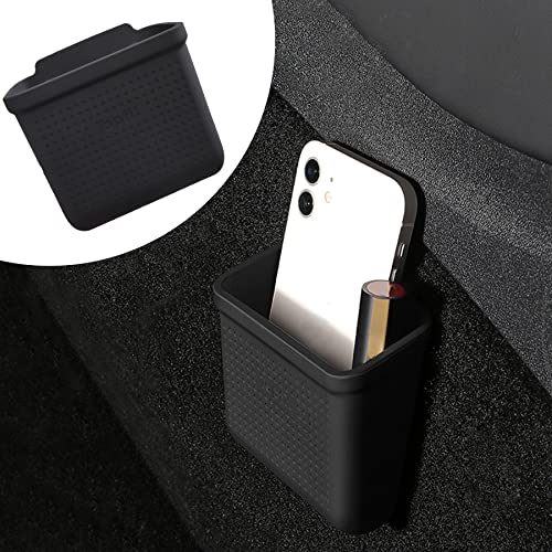 for Tesla Model 3 Model Y Accessories Center Console Organizer Tray Storage Box Cell Phone Pocket Silicone Hook Bag Sunglasses Holder Coin Case for Flocking - size: Center Console Tray