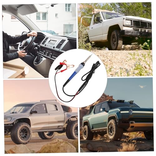 1Set Portable Car Soldering Iron Kit Electric Heating Tool with Rubber and Ceramic Core for Automotive Electrical Repairs and Welding Compact Design for Easy Storage and Quick Heating
