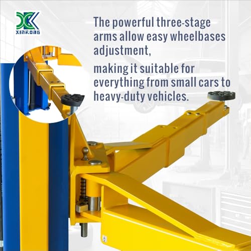 XK-1300L Overhead Auto Lift 3+3 Enhanced Lifting Arm 220V Car Lift Capacity 13000 Lbs Truck Hoist with 36 Months Parts Replacement - color: Model 1300L-220V