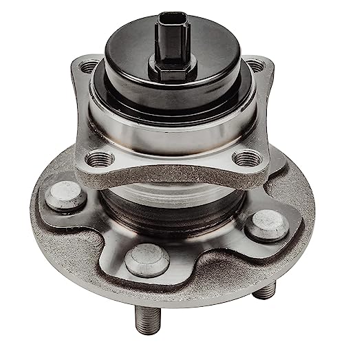 Detroit Axle - 4pc Steering Knuckles Kit for 09-13 Toyota Corolla Matrix, 2 Front Steering Knuckles & Wheel Bearing Hubs 2 Rear Wheel Bearing and Hubs 2009 2010 2011 2012 2013 Replacement - size: 4UW48584/Kit