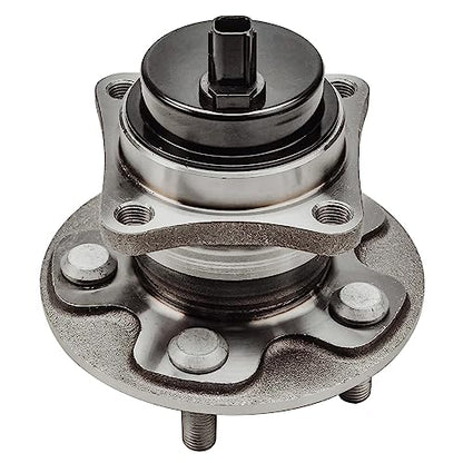 Detroit Axle - 4pc Steering Knuckles Kit for 09-13 Toyota Corolla Matrix, 2 Front Steering Knuckles & Wheel Bearing Hubs 2 Rear Wheel Bearing and Hubs 2009 2010 2011 2012 2013 Replacement - size: 4UW48584/Kit
