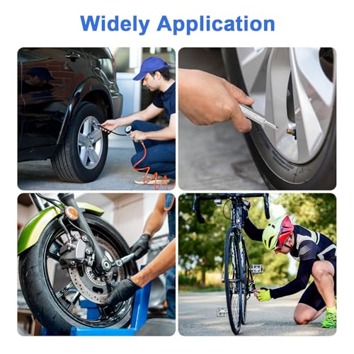Linkstyle Valve Core Removal Tool Kit: 20PCS Presta Schrader Valve Cores, Tire Valve Core Remover Tool for Tire Repair, 4-Way Valve Tool for Bicycle Motorcycle Car