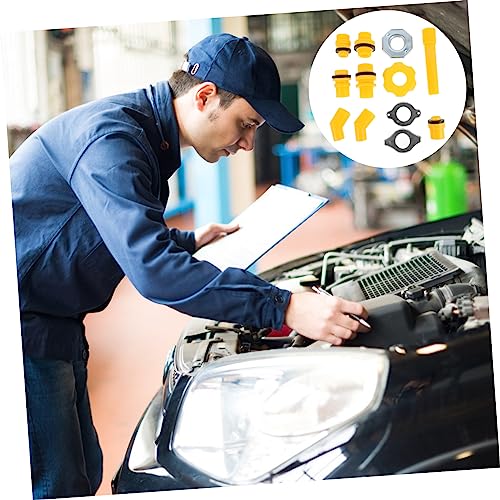 Spill Coolant Funnel Fill Kit Radiator Tool for Easy Refills Prevents Spills Trapped Air Construction for Automotive Cooling Systems
