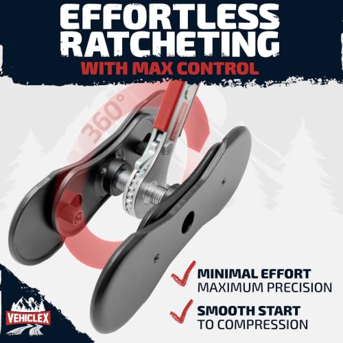 Vehiclex Brake Caliper Compression Tool, Standard + Extended Plates | Brake Pad Spreader, Steel Plates with Reinforced Ribs, Captive Bolts, For Single, Dual and Quad Piston Calipers - size: Extended plates