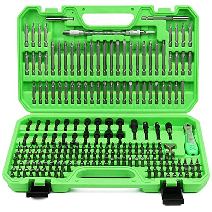 SWANLAKE 232-Piece Ultimate Screwdriver Bit Set, Cr-V Impact Driver Bit Set, Includes Security Bits, Nut Driver, Ratchet Wrench and Bits Holder - style: Multi-Used Version
