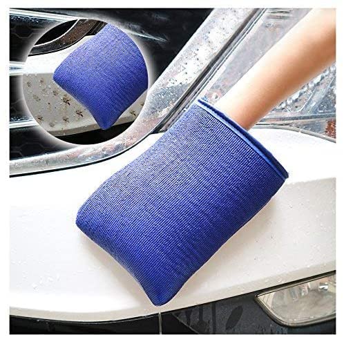 Clay Mitt, Clay Bar Mitt for Car Detailing, Medium Grade Auto Magic Wash Mitt, Scratch-Free and Paint Safe, for Cleaning Polishing Detailing Cars Paint, Glass, Wheels