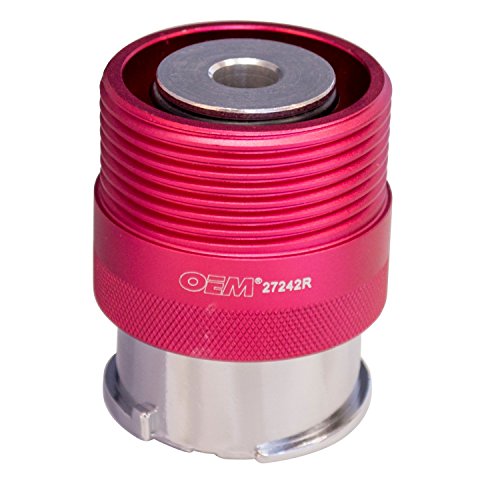Radiator Pressure Tester Adapter 57mm for Volkswagen 1990–1998 – Cooling System Radiator Cap Adapter – OEMTOOLS 27242R - style: Works with Volkswagens